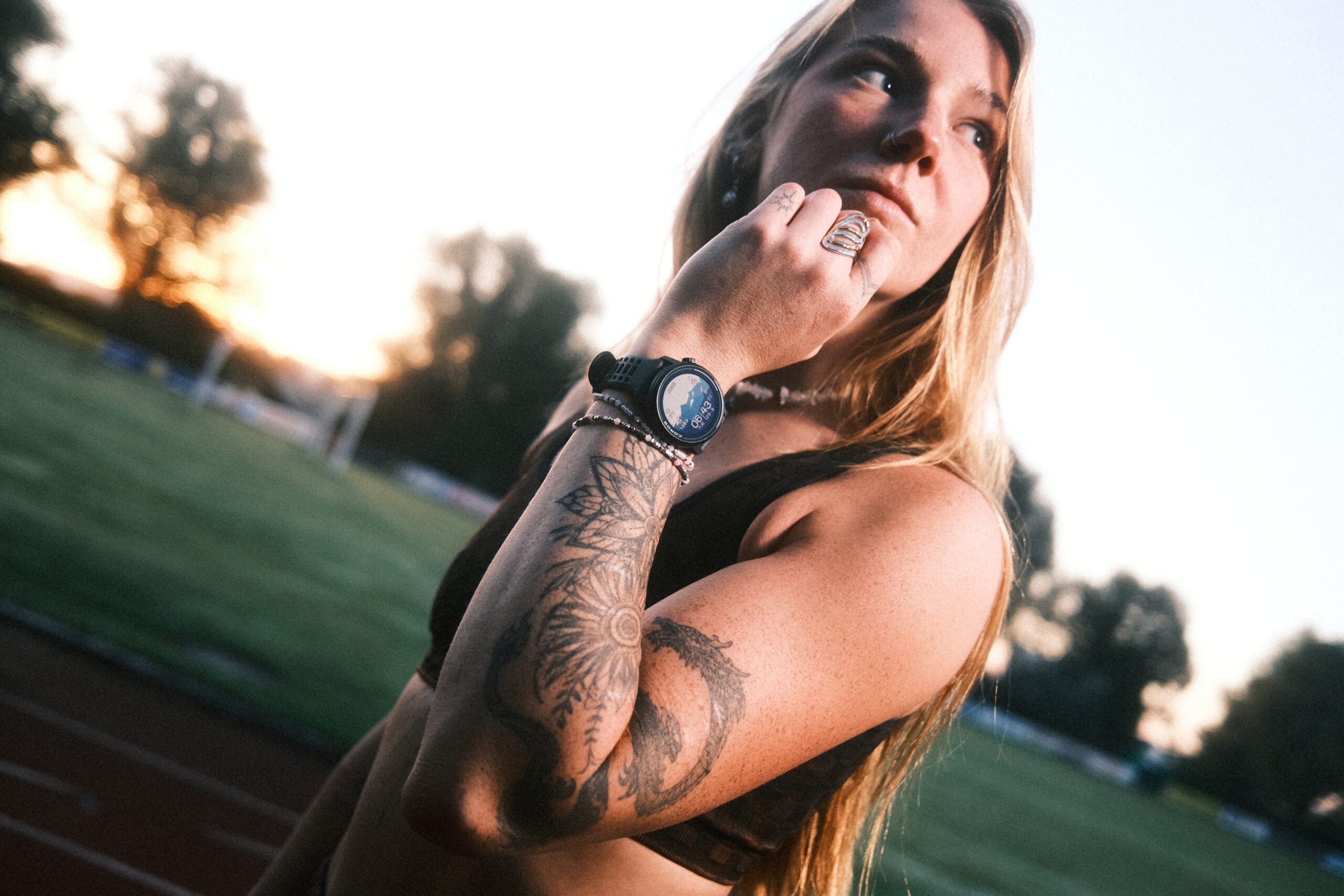 Hannah Buchwieser für Coros Pace 3 Spec Ad Kampagne, Fotoproduktion von TMC Media, Burgau, Landkreis Günzburg